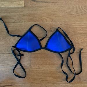 Blue Bikini Top